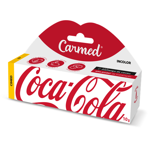 Hidratante Labial Carmed Coca-cola Incolor 10g